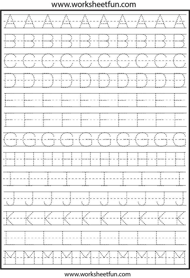 free printable tracing letters free printable tracing letters