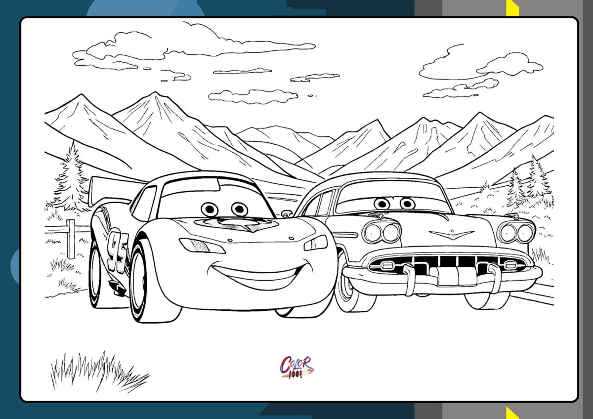 lighting mcqueen coloring pages