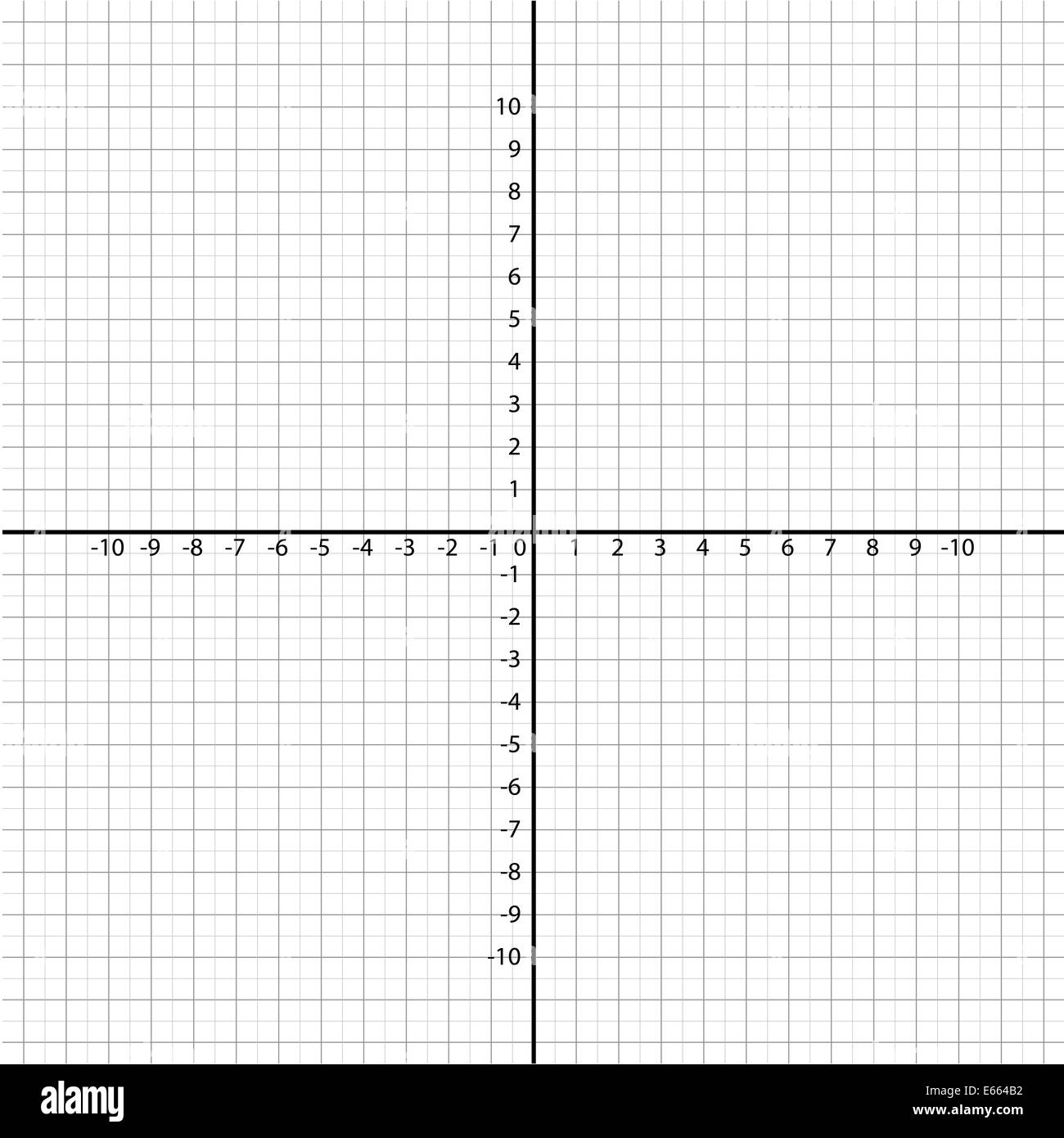 Mathematics Graph Paper Stock Photo Alamy