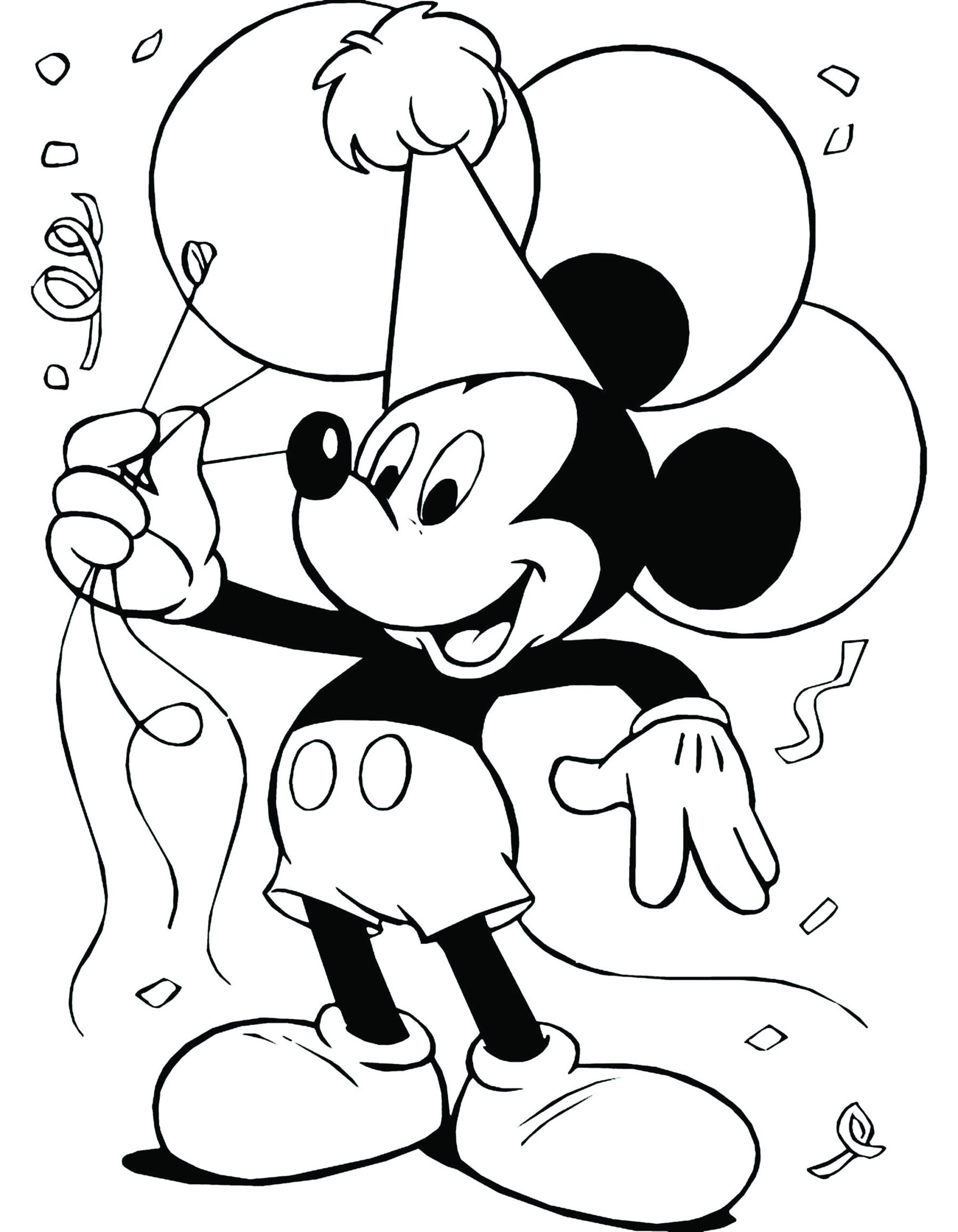 Mickey And Minnie Coloring Pages For Kids PDF Etsy