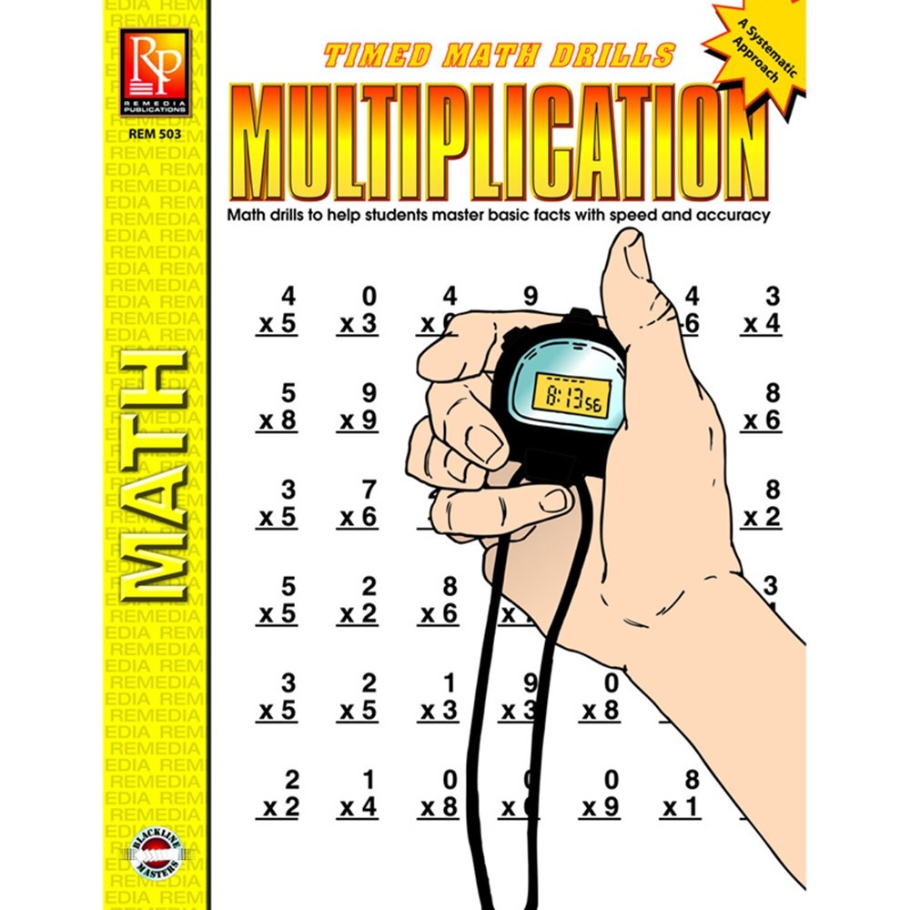 Multiplication Timed Math Drills Book REM503 Remedia Publications Multiplication Division Multiplication Timed Math Drills Book REM503 Remedia Publications Multiplication Division