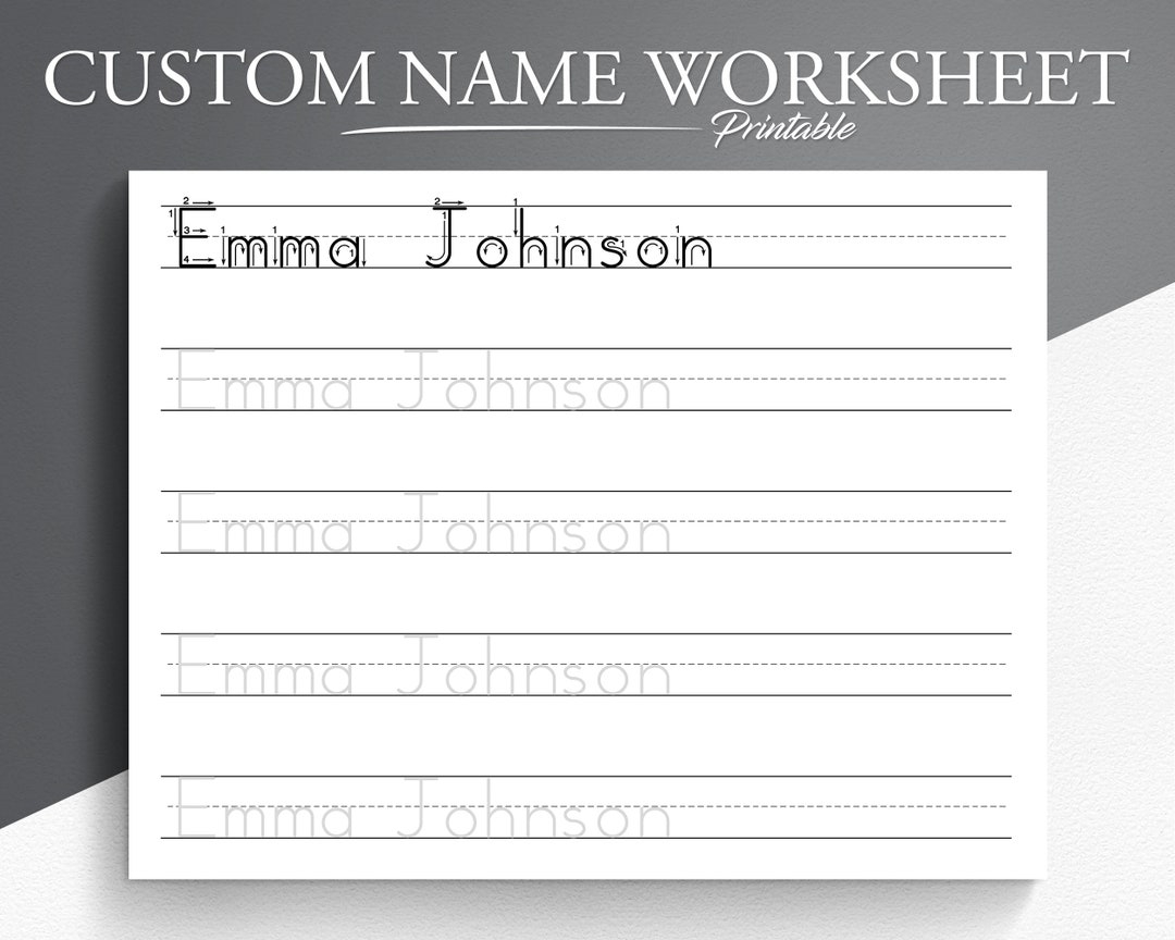 Name Tracing Sheet Name Writing Name Worksheet Learn To Write Name Handwriting Practice First And Last Name Etsy Name Tracing Sheet Name Writing Name Worksheet Learn To Write Name Handwriting Practice First And Last Name Etsy