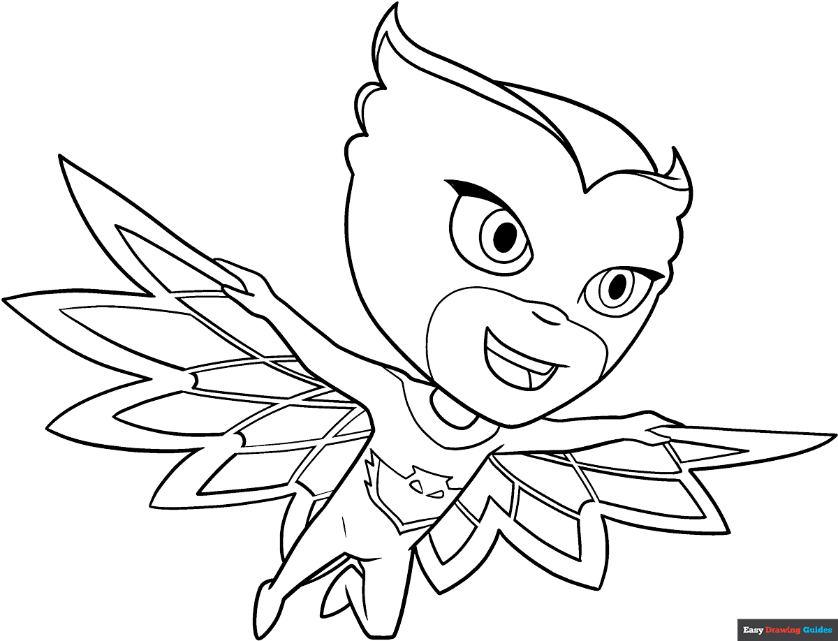 pj masks coloring picture