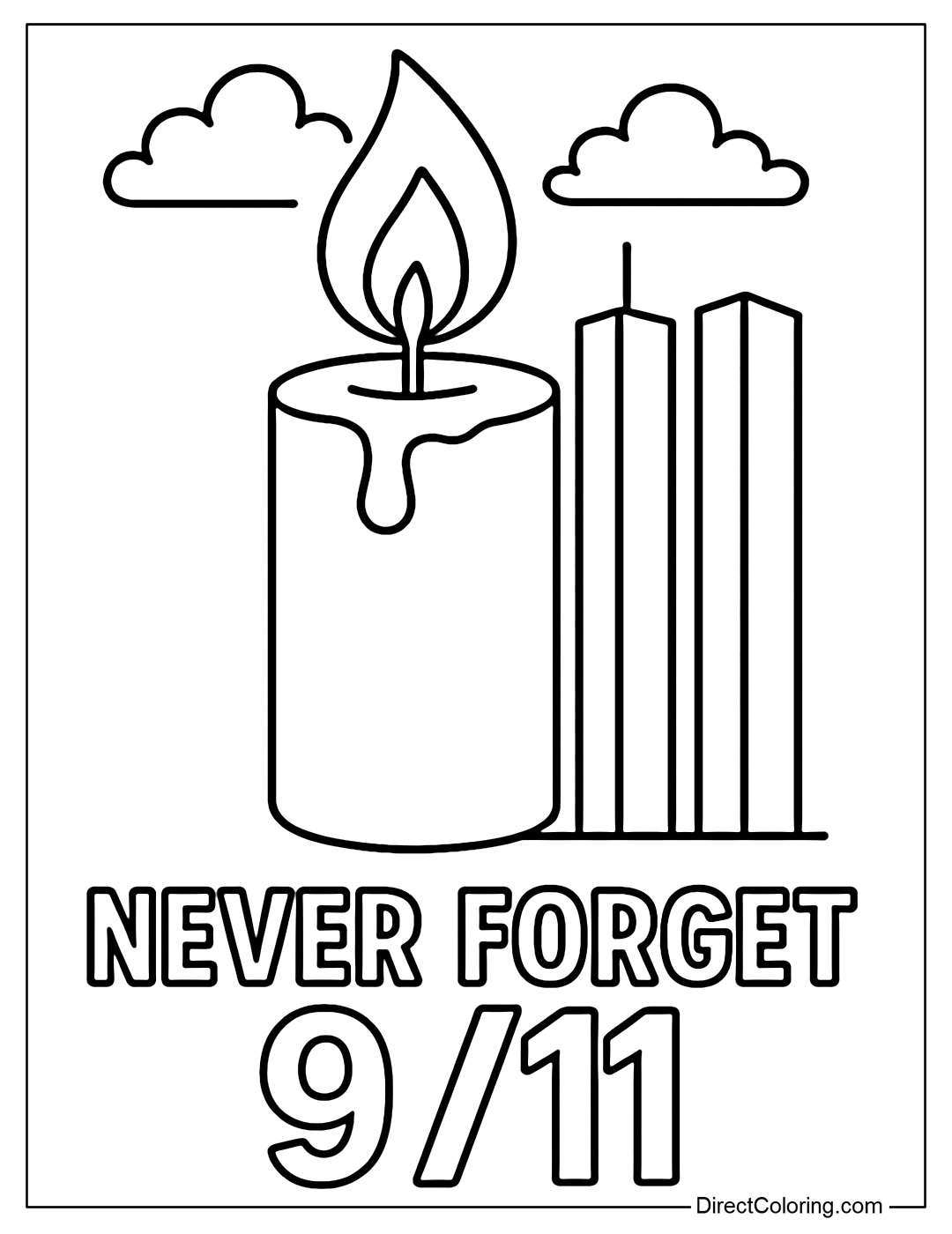 coloring pages for 9/11 coloring pages for 9/11