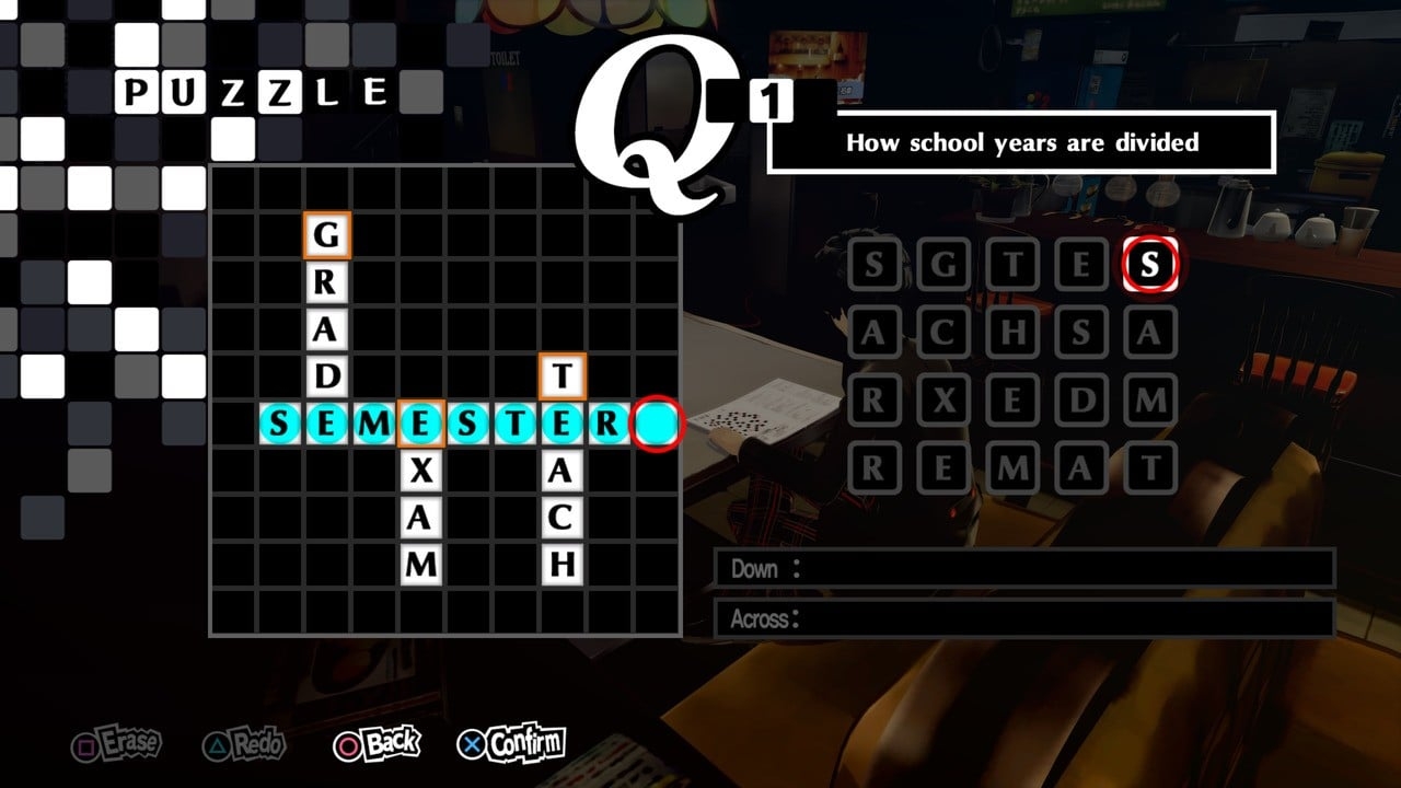 Persona 5 Royal Crossword Answers All Crossword Puzzles Solved Push Square