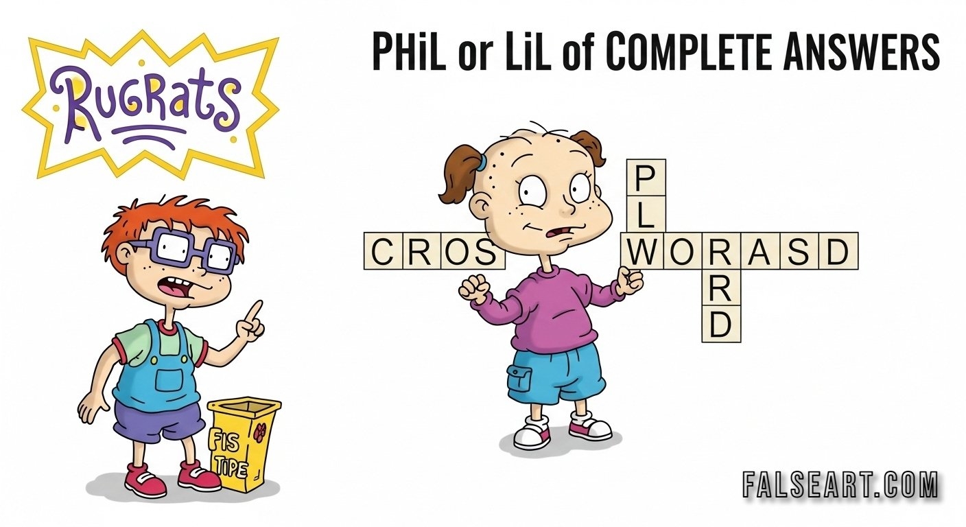 Phil Or Lil Of Rugrats Crossword Complete Answers Tips False Art