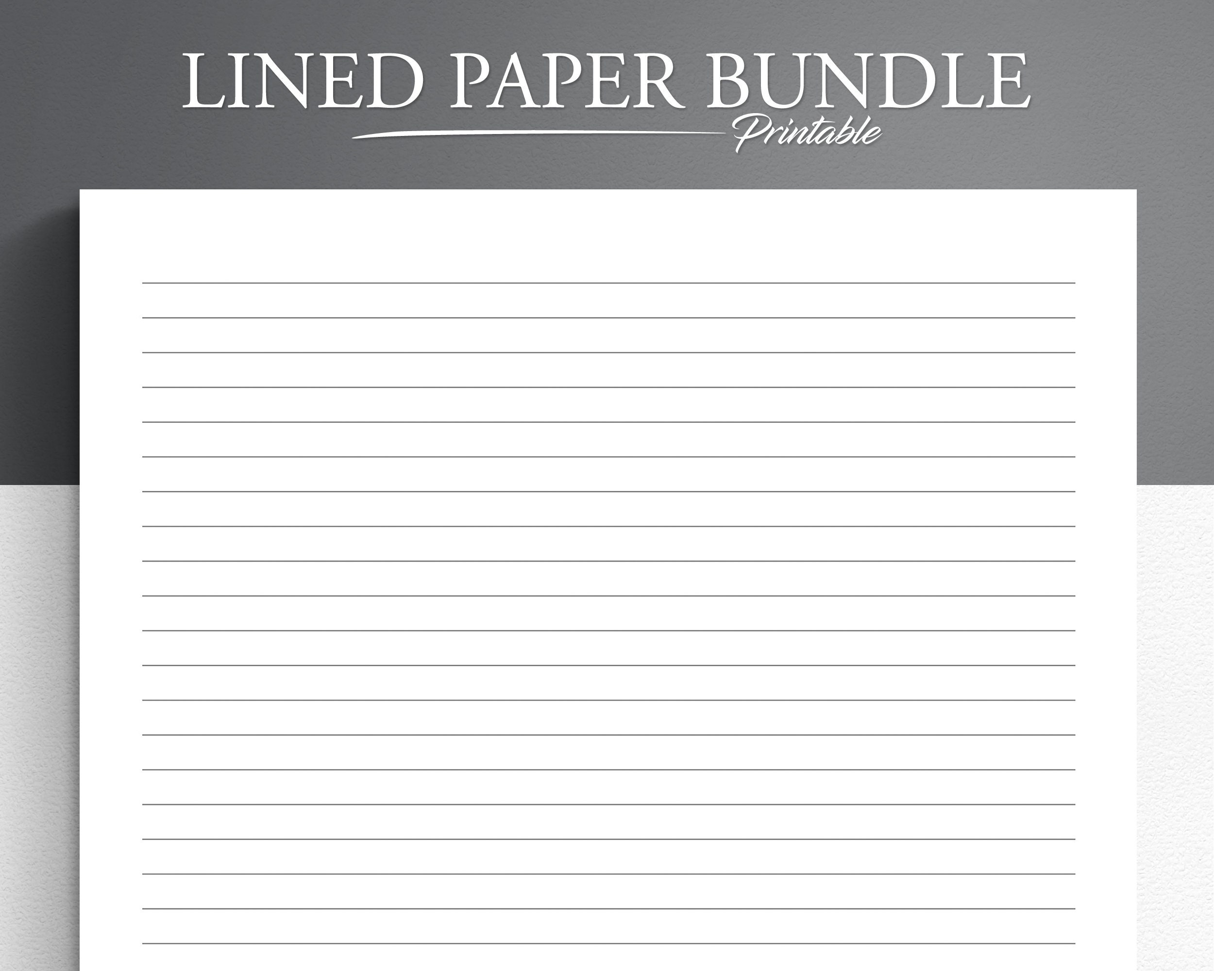 printable wide ruled paper
