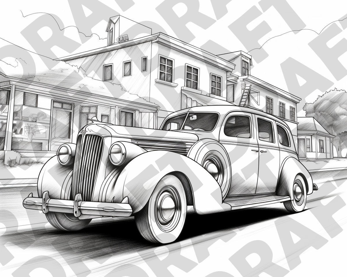 Printable Old Car Coloring Pages Classic Car Coloring Pages For Relaxation Vintage Car Coloring Sheets For Kids 1940s 1950s Etsy Printable Old Car Coloring Pages Classic Car Coloring Pages For Relaxation Vintage Car Coloring Sheets For Kids 1940s 1950s Etsy