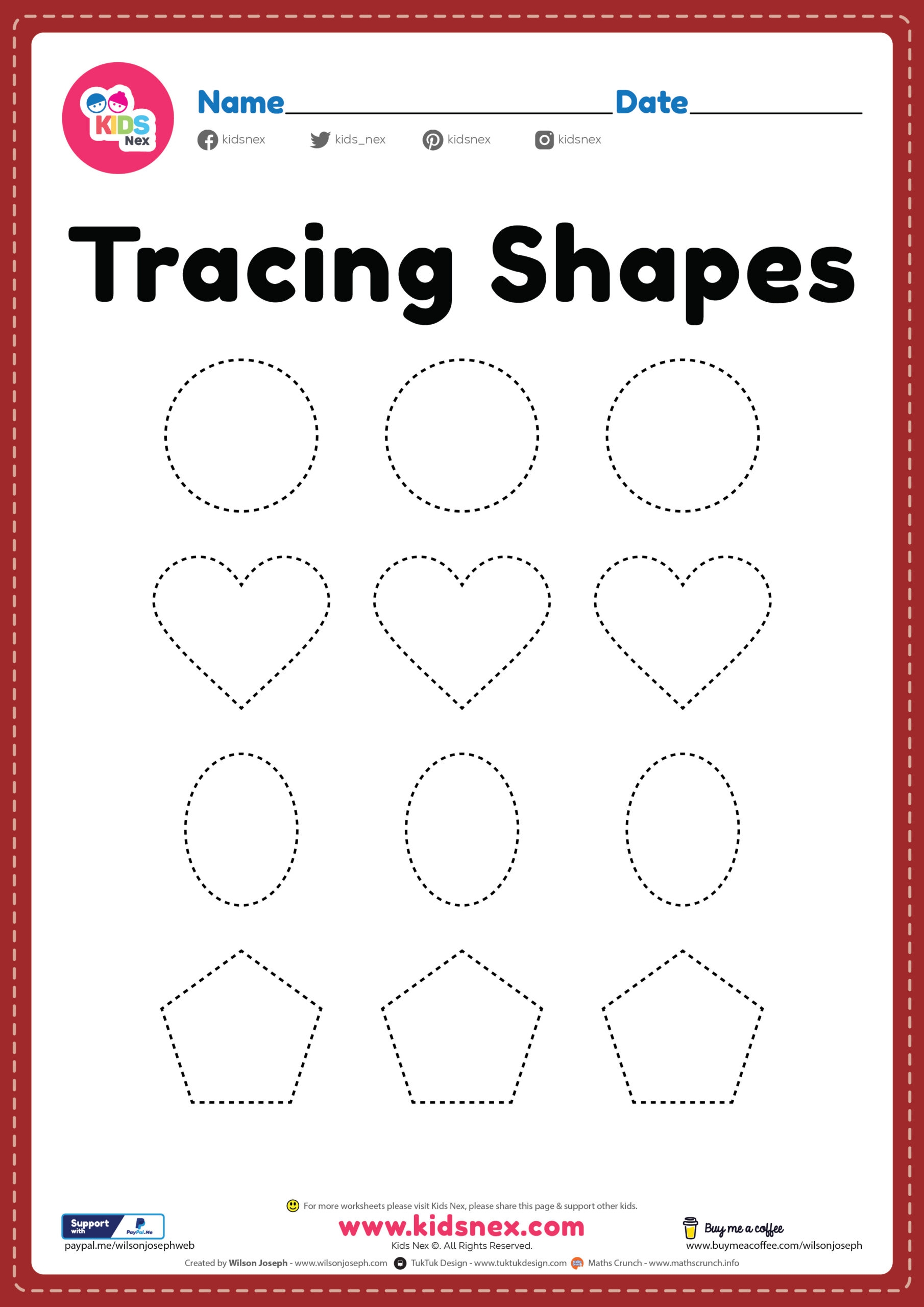 shapes worksheet for kindergarten shapes worksheet for kindergarten