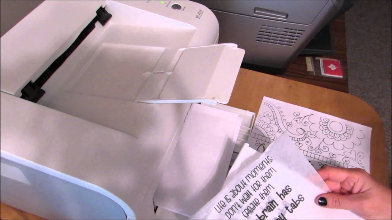 Printing On Deli Or Tracing Paper YouTube