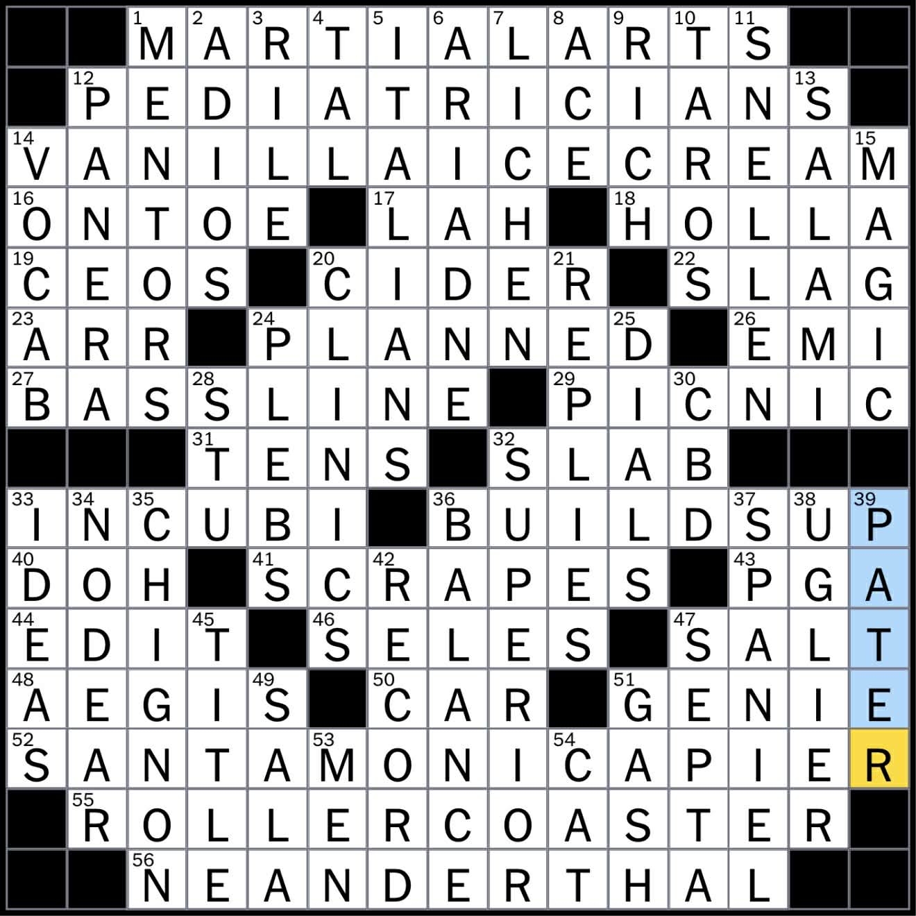 tartufo ingredient crossword
