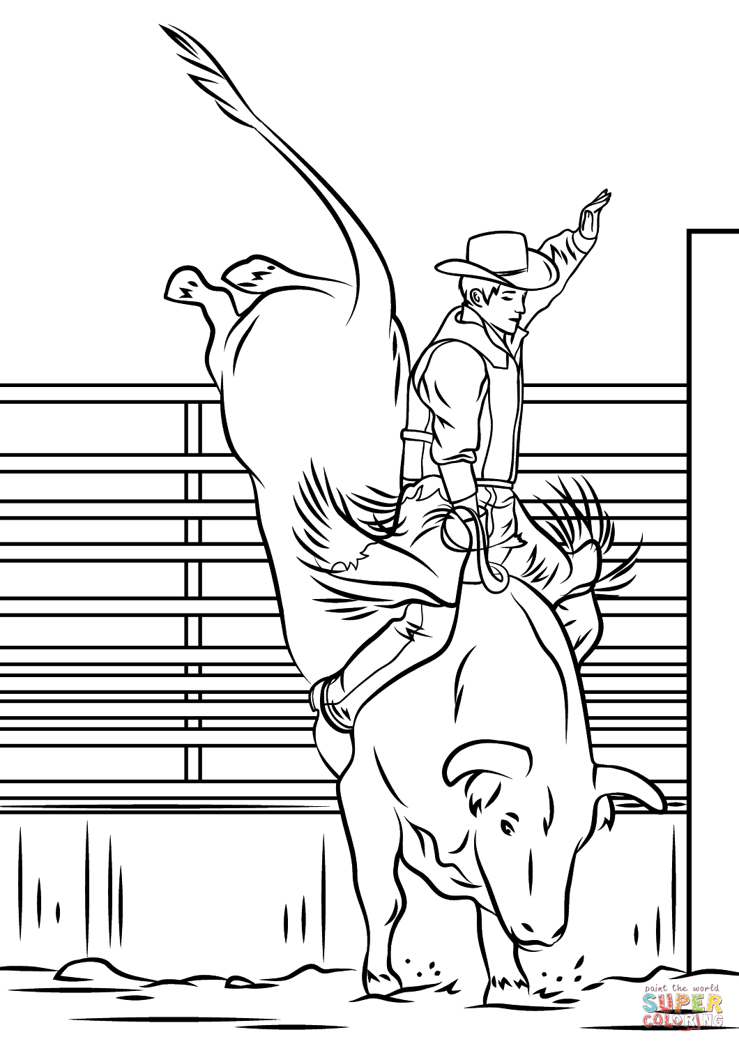 Rodeo 70 Free Printable Coloring Pages