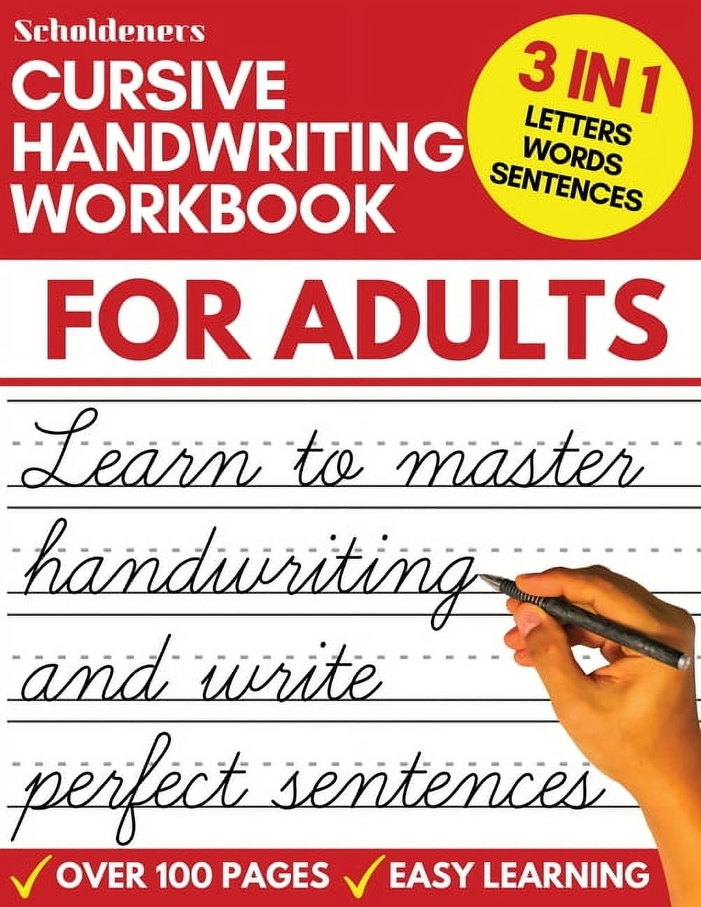 Scholdeners Cursive Handwriting Workbook For Adults Walmart Scholdeners Cursive Handwriting Workbook For Adults Walmart