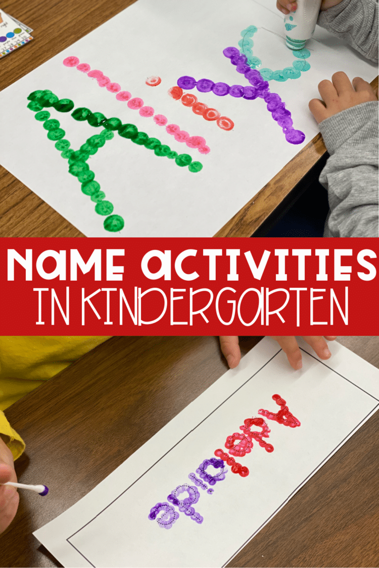 Seriously Engaging Name Writing Activities Differentiated Kindergarten Seriously Engaging Name Writing Activities Differentiated Kindergarten
