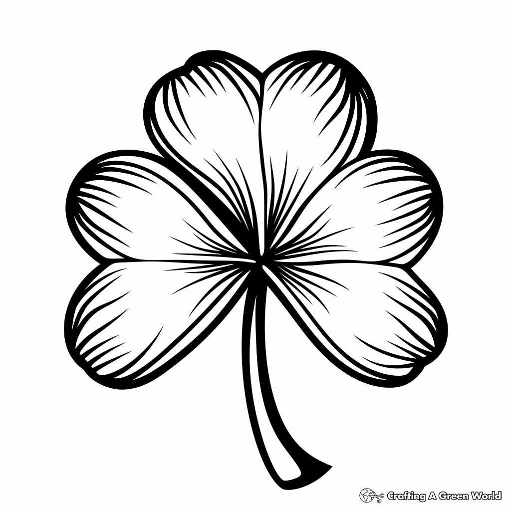 Shamrock Coloring Pages Free Printable Shamrock Coloring Pages Free Printable