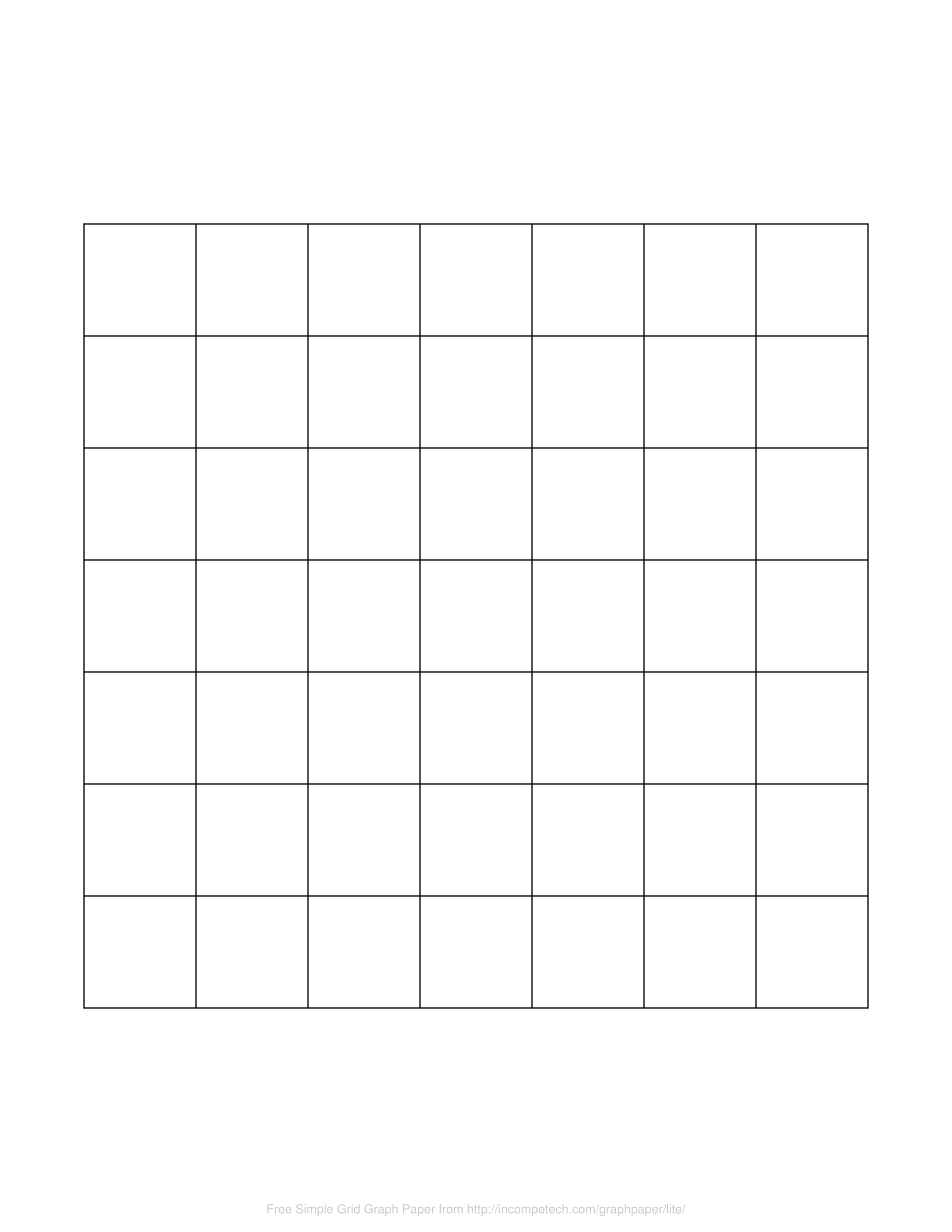 Simple Grid Graph Paper Generator