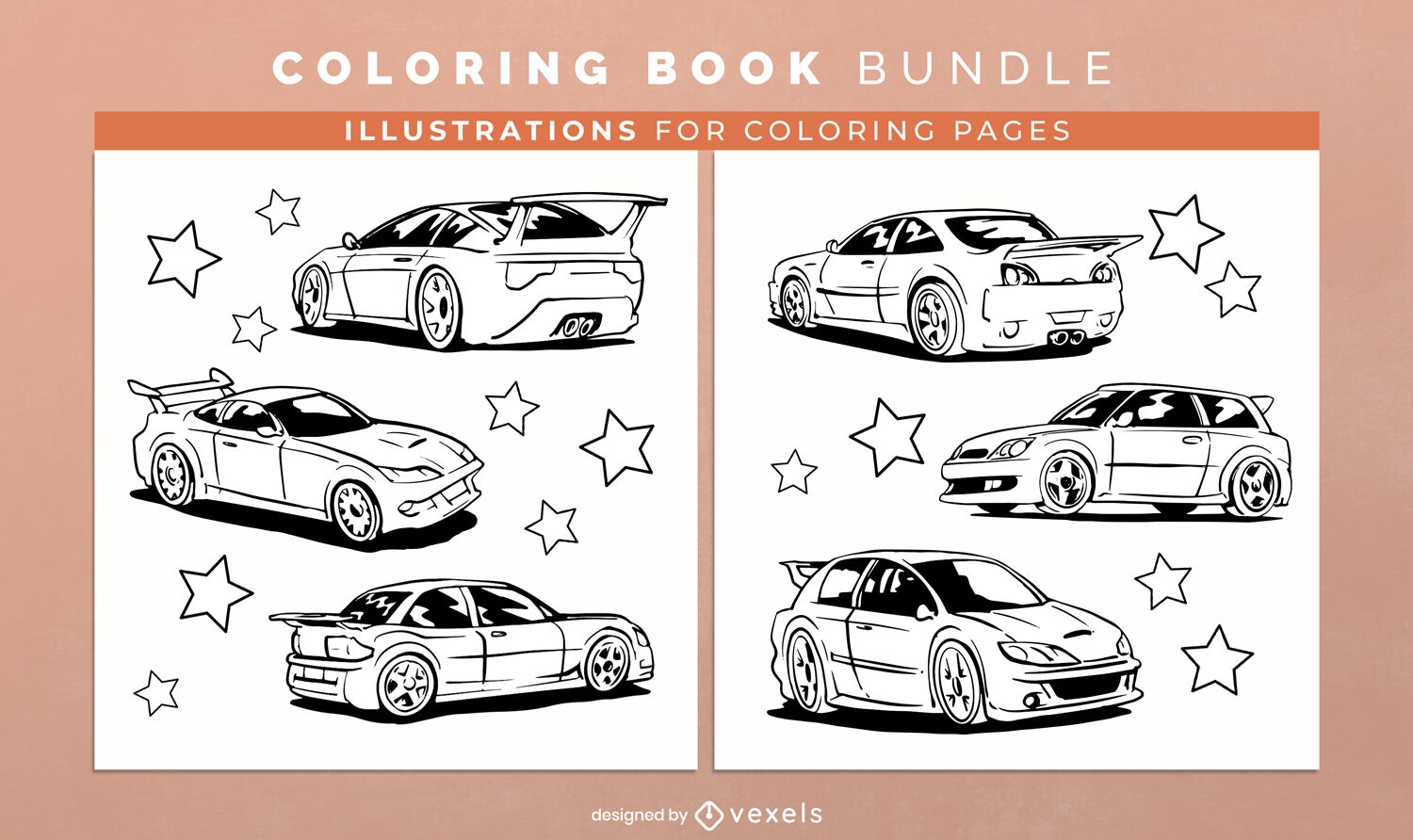 car coloring book pages
