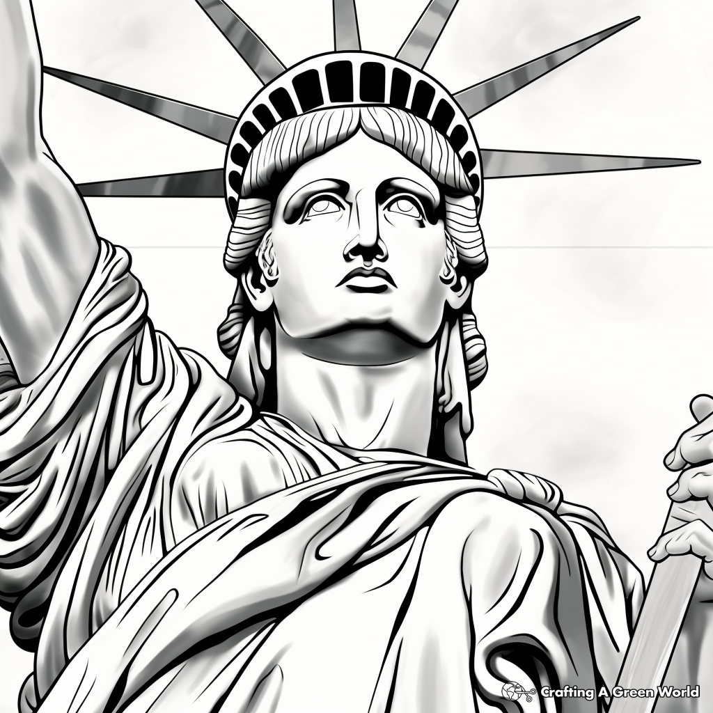 statue of liberty coloring statue of liberty coloring