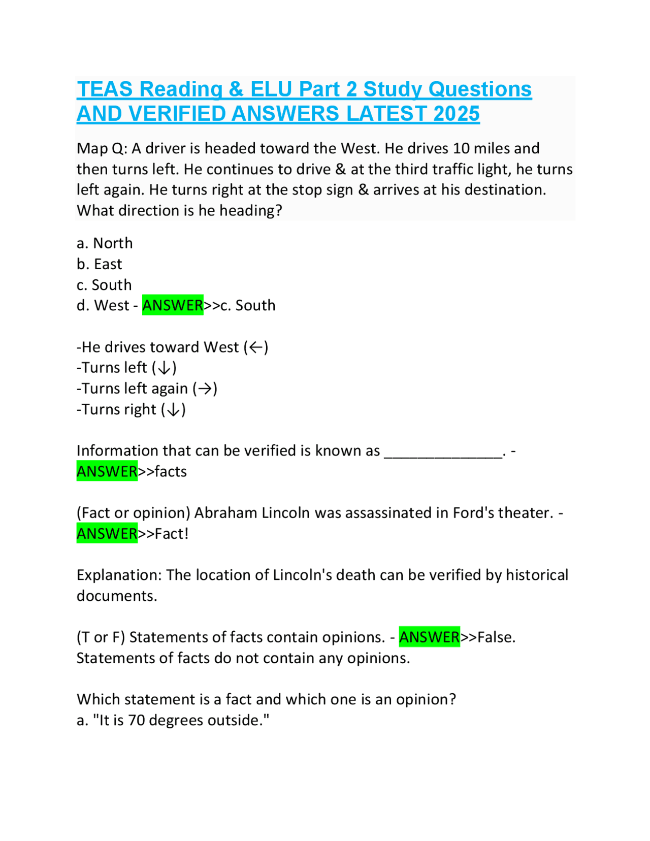 abraham lincoln teas passage