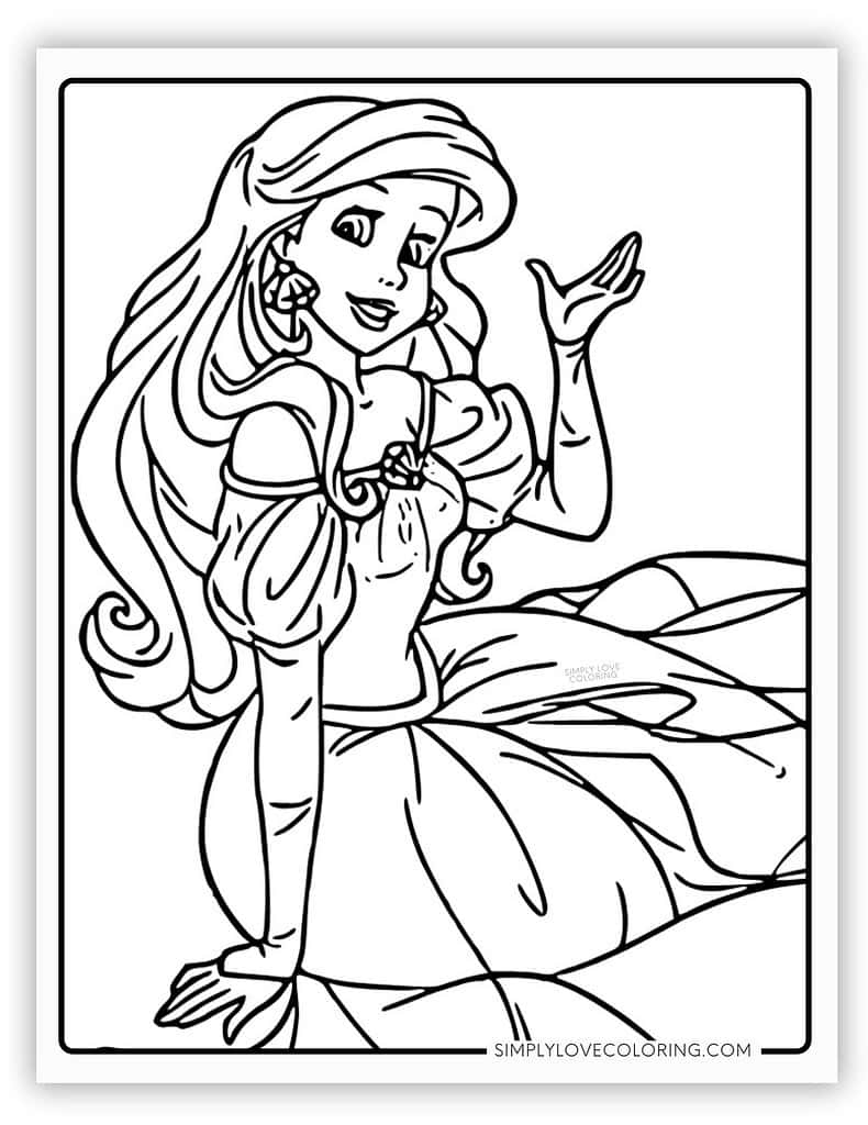 The Little Mermaid Coloring Pages Free PDF Printables Simply Love Coloring The Little Mermaid Coloring Pages Free PDF Printables Simply Love Coloring