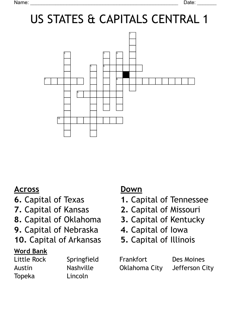 oklahoma city crossword clue