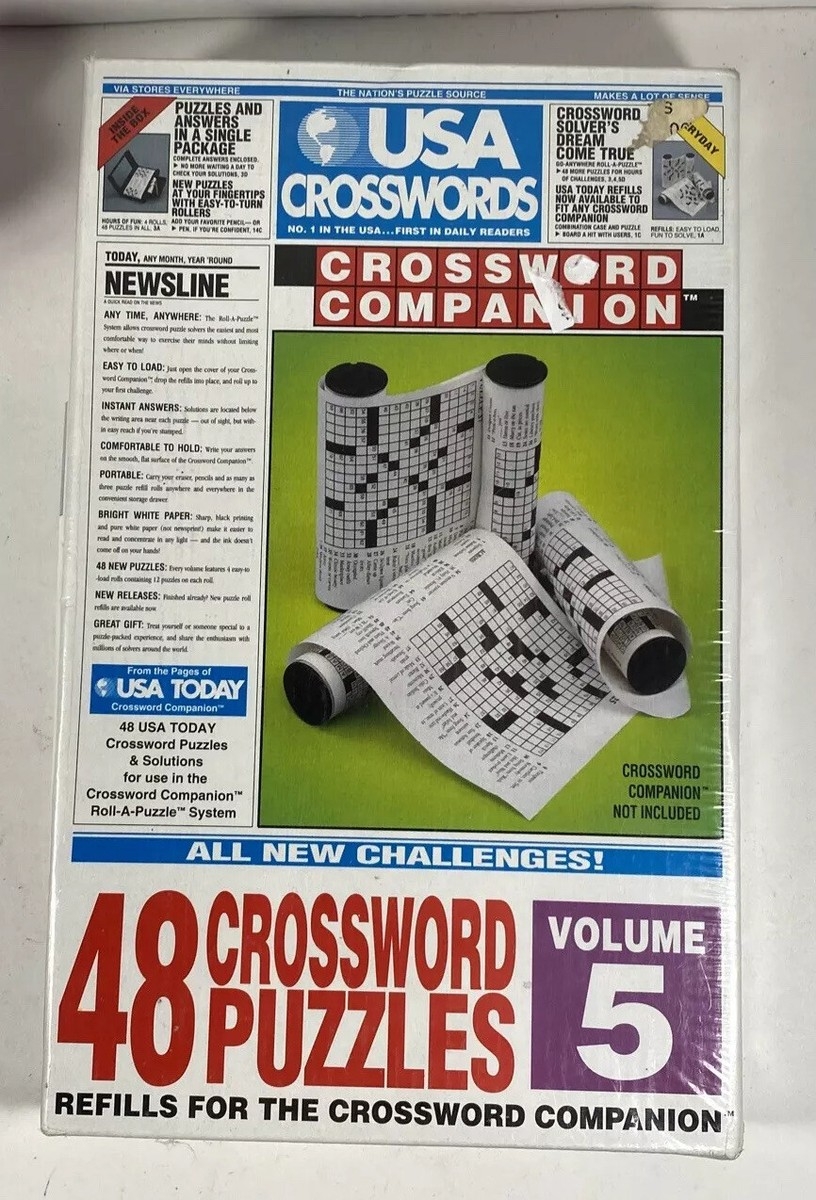 USA Today Crosswords Puzzles Companion Refill 48 Puzzles Volume 5 Crossword NIP EBay USA Today Crosswords Puzzles Companion Refill 48 Puzzles Volume 5 Crossword NIP EBay