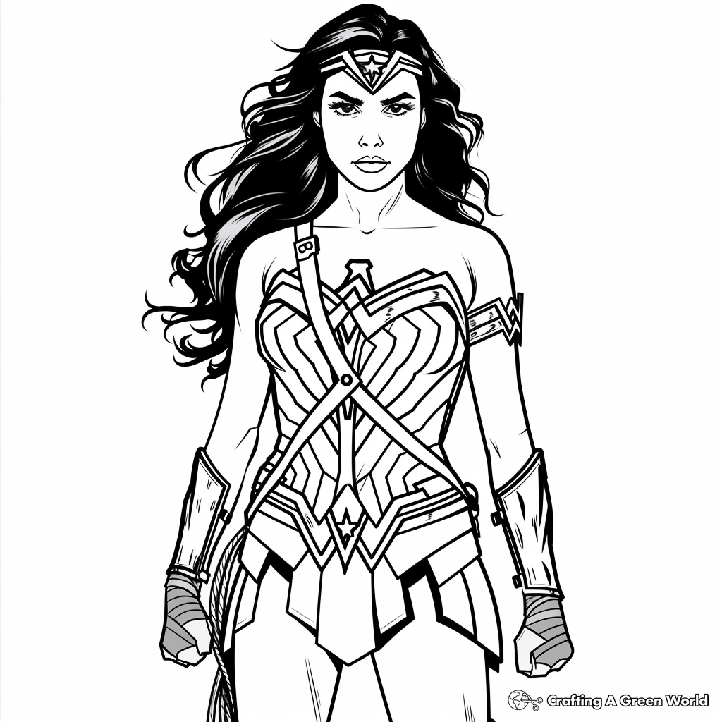 Wonder Woman Coloring Pages Free Printable Wonder Woman Coloring Pages Free Printable