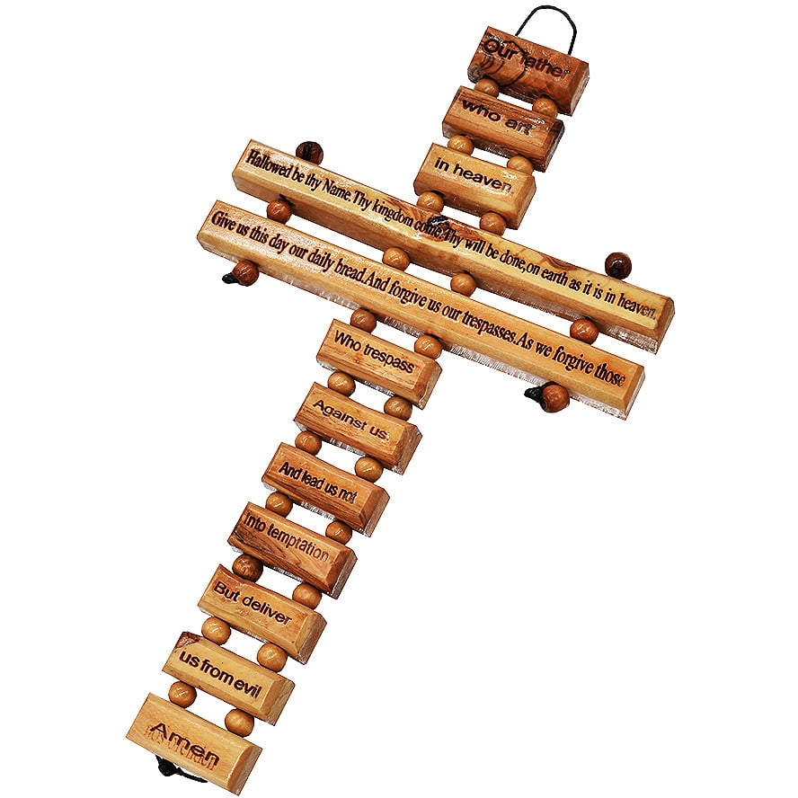 Wooden Wall Cross The Lord s Prayer Made In Israel 9 Wooden Wall Cross The Lord s Prayer Made In Israel 9