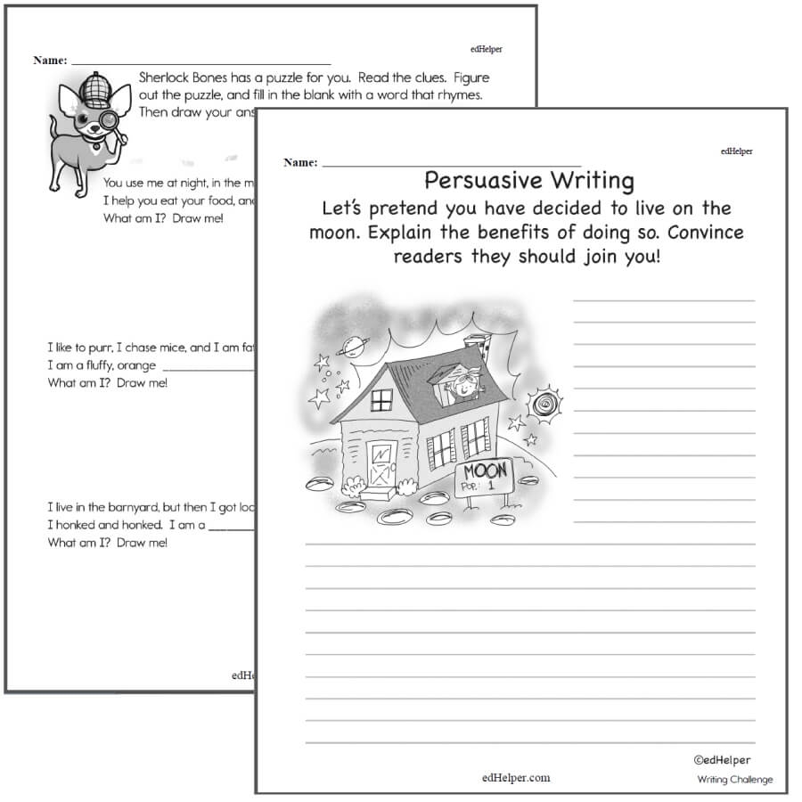 writing exercises for 4th graders