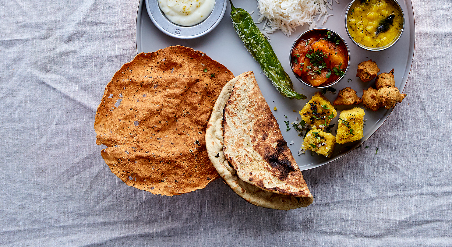 indian flatbread crossword clue