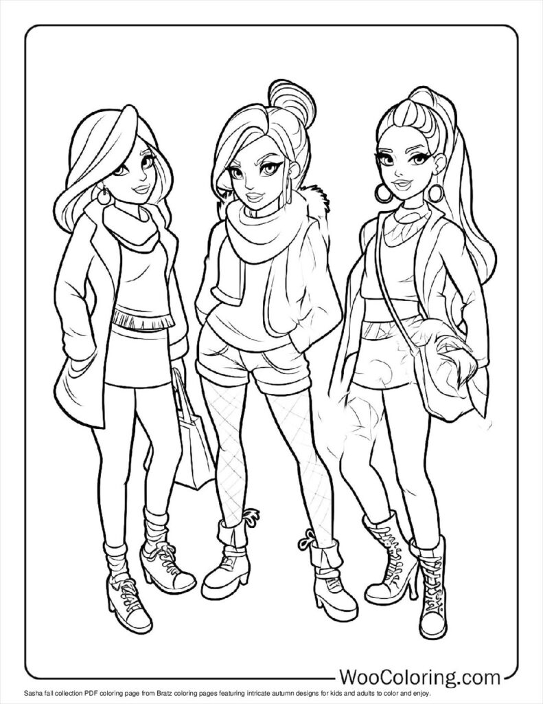 100 Bratz Coloring Pages Free PDF To Print Woo Coloring 100 Bratz Coloring Pages Free PDF To Print Woo Coloring