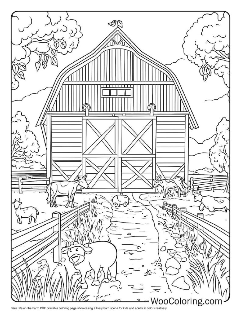 100 Farm Coloring Pages Free PDF To Print Woo Coloring 100 Farm Coloring Pages Free PDF To Print Woo Coloring