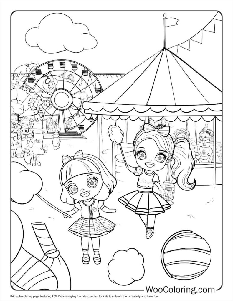 lol dolls coloring pages