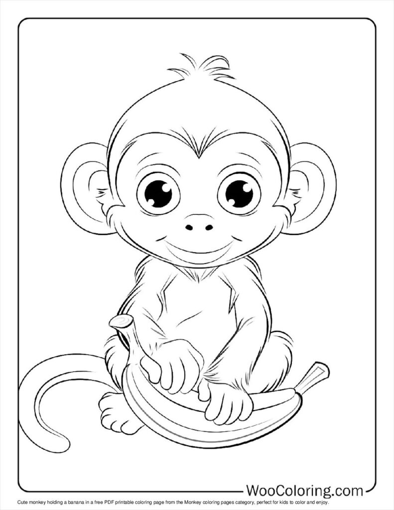 100 Monkey Coloring Pages Free PDF To Print Woo Coloring 100 Monkey Coloring Pages Free PDF To Print Woo Coloring