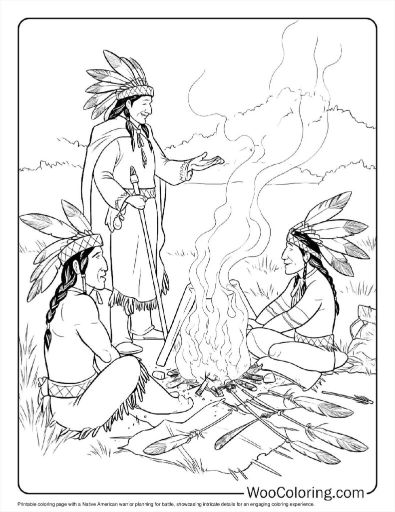 100 Native American Coloring Pages Free PDF To Print Woo Coloring