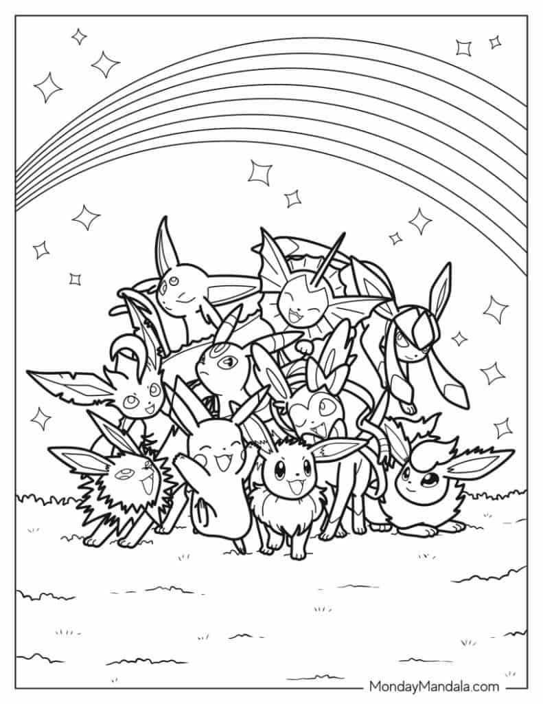 pokemon coloring sheets free