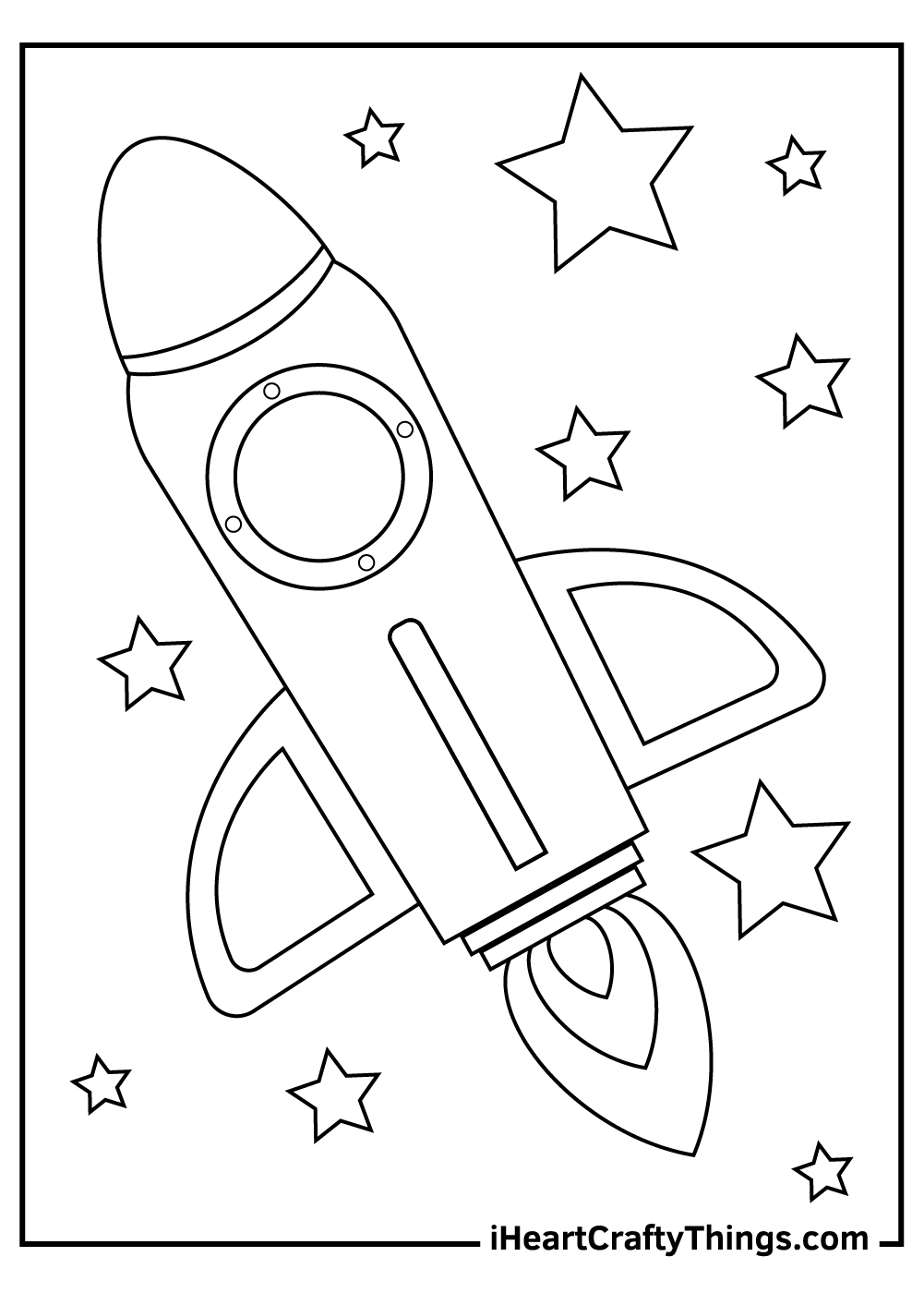 15 Free Spaceship Coloring Pages Printable PDF Sheets