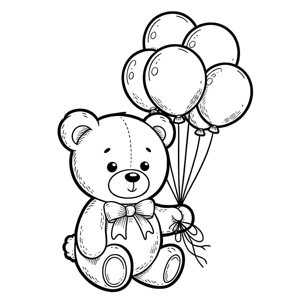 15 Teddy Bear Coloring Pages Teddy Bears Cute Teddy Bear Coloring Bear Coloring Stuffed Bear Coloring Cute Teddy Bear Gift Etsy