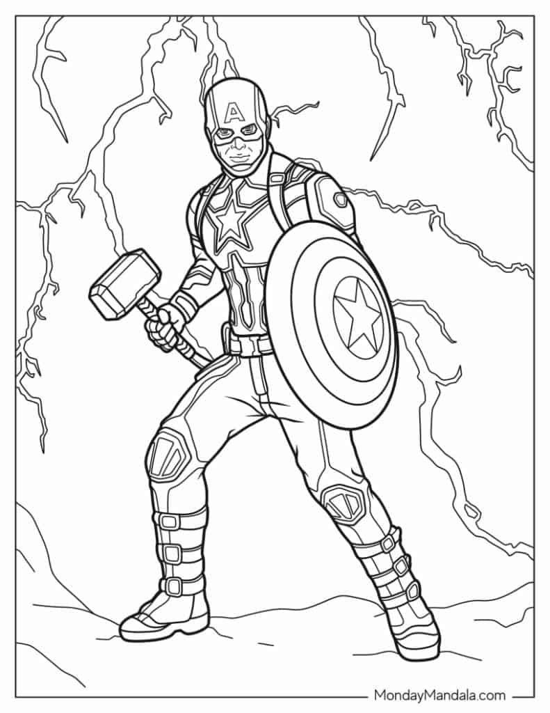 20 Captain America Coloring Pages Free PDF Printables 20 Captain America Coloring Pages Free PDF Printables