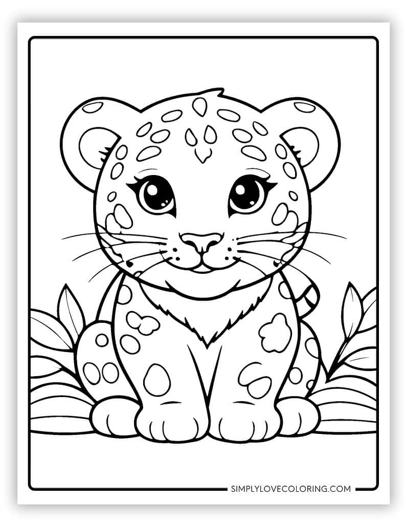 24 Leopard Coloring Pages Free PDF Printables Simply Love Coloring