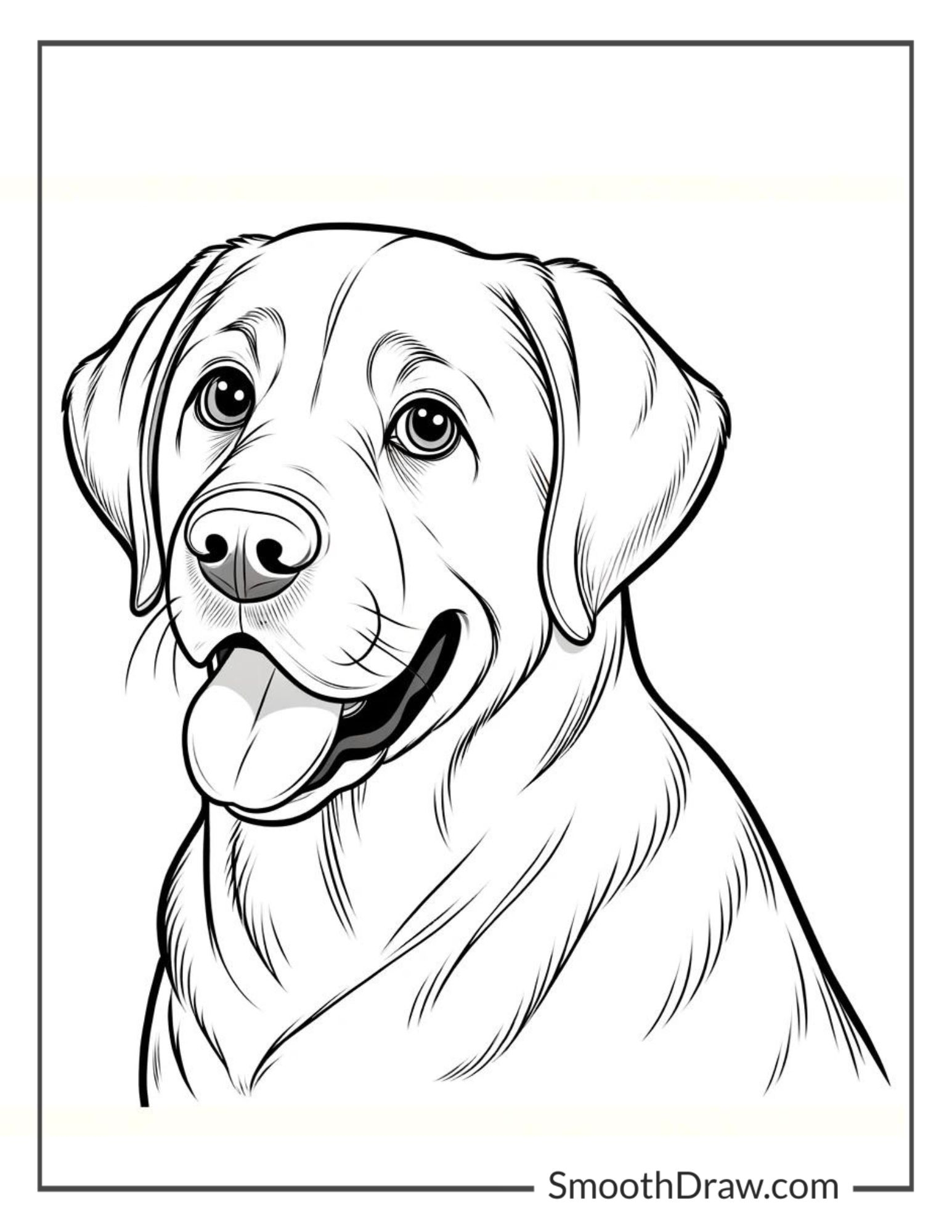 free dog colouring pages
