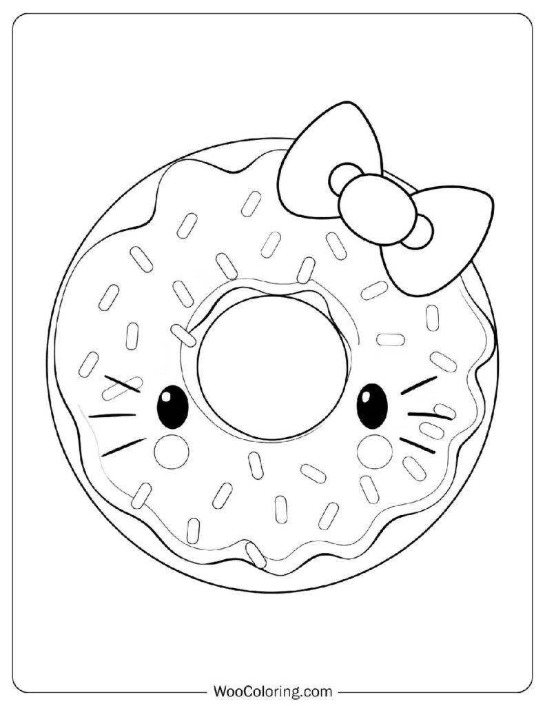 26 Donut Coloring Pages Free PDF To Print Woo Coloring 26 Donut Coloring Pages Free PDF To Print Woo Coloring