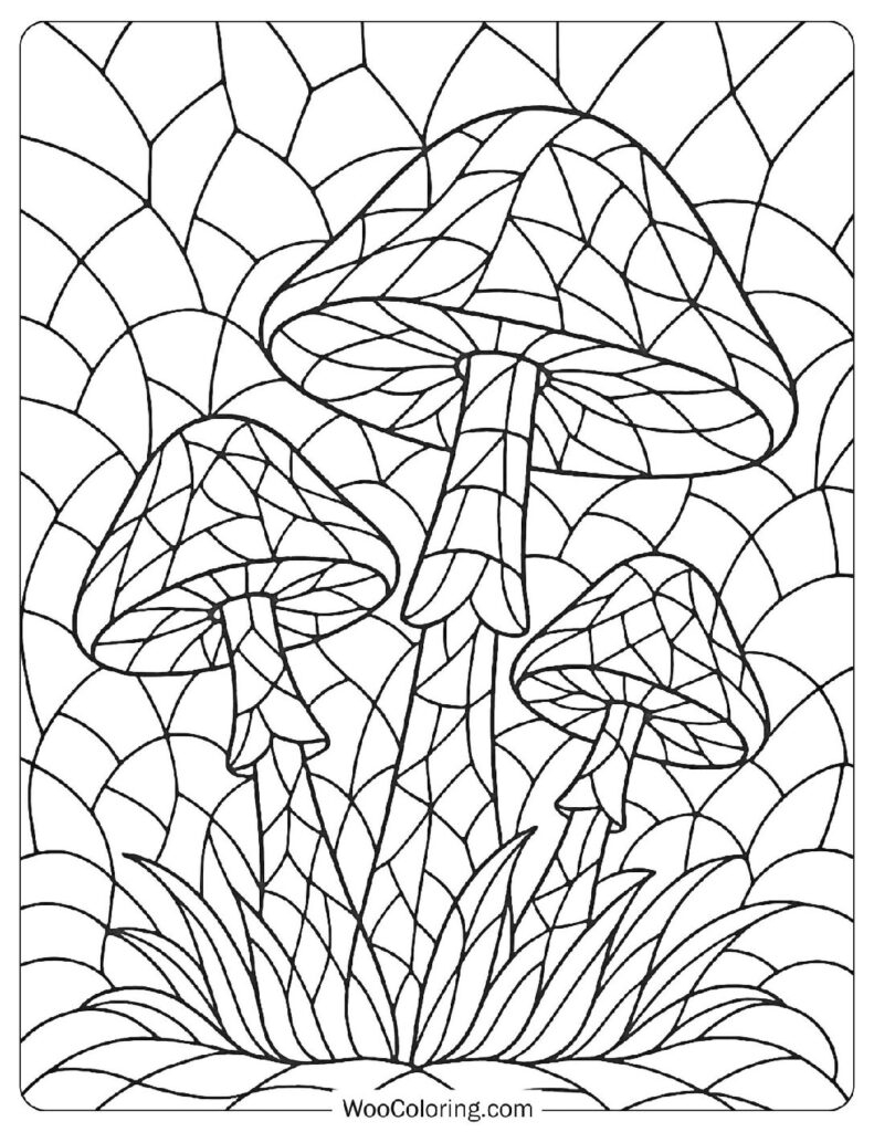 26 Stained Glass Coloring Pages Free PDF To Print Woo Coloring