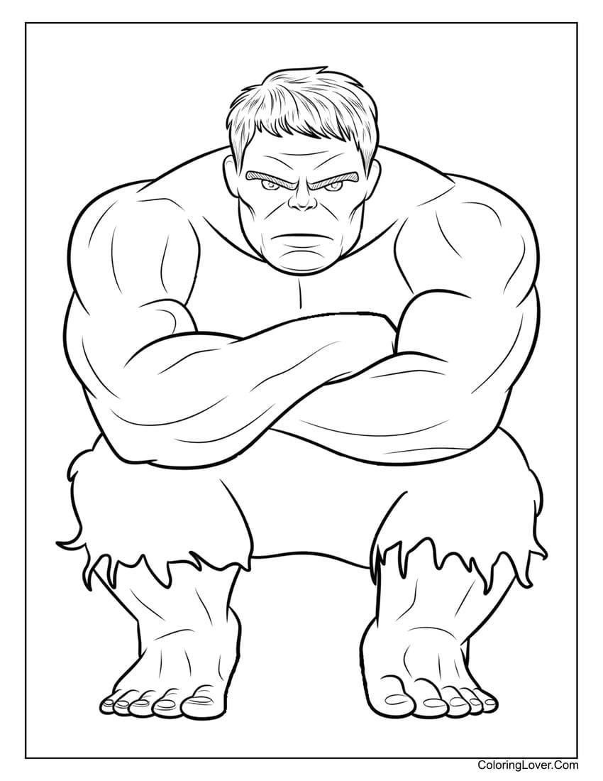 30 Hulk Coloring Pages Free Printables For All Ages 30 Hulk Coloring Pages Free Printables For All Ages