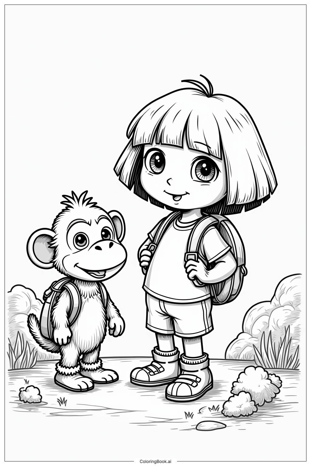 dora cartoon coloring pages dora cartoon coloring pages
