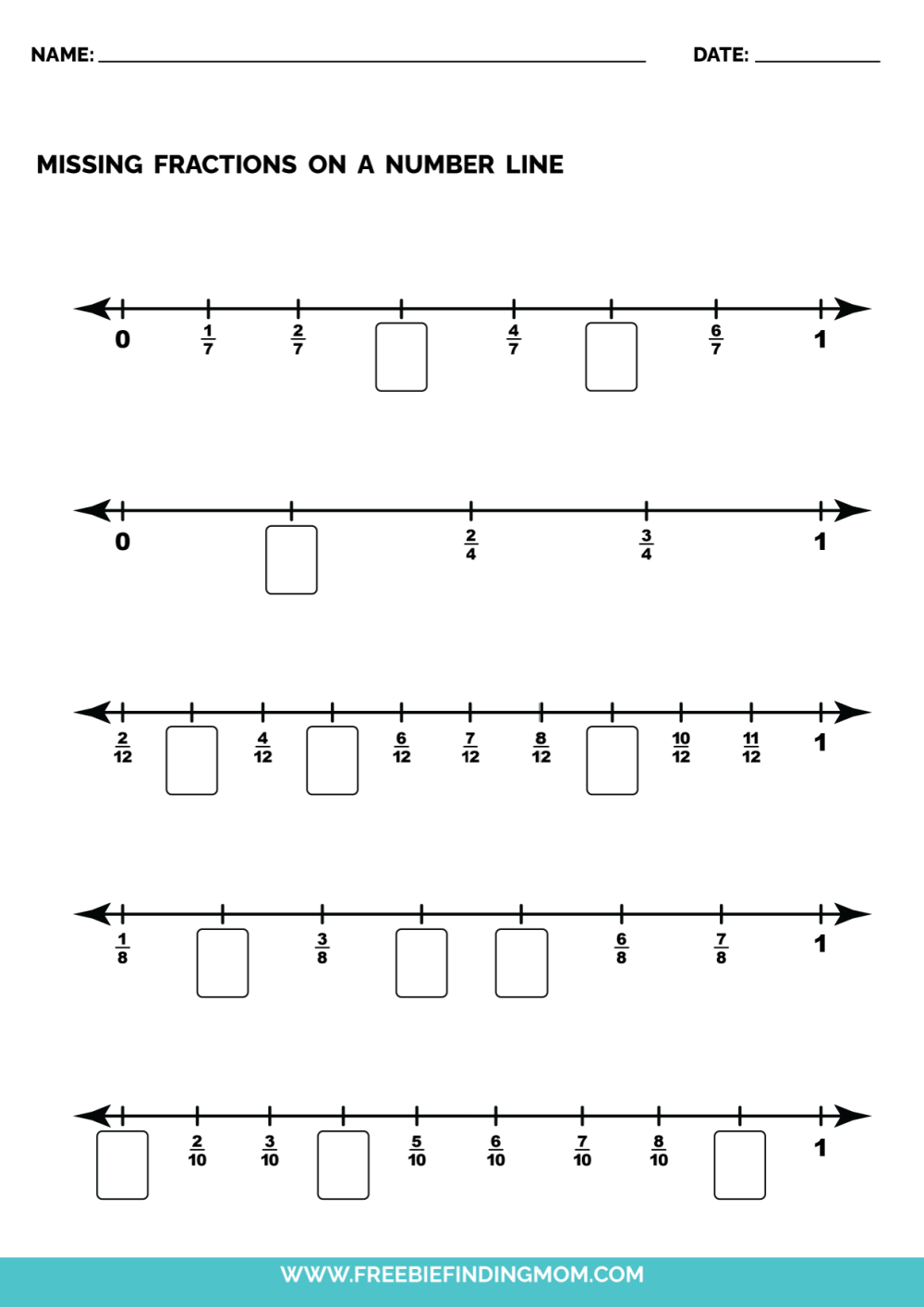4 Free Printable Fractions Number Line PDFs Freebie Finding Mom 4 Free Printable Fractions Number Line PDFs Freebie Finding Mom