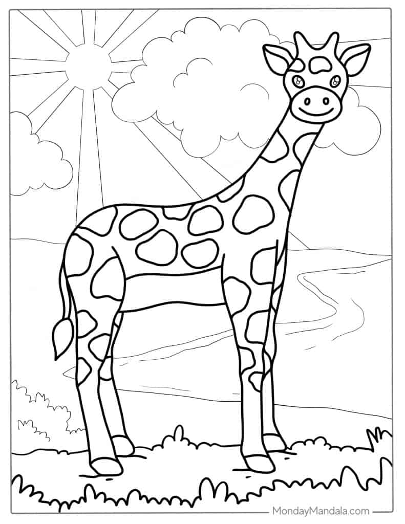 41 Giraffe Coloring Pages Free PDF Printables 41 Giraffe Coloring Pages Free PDF Printables