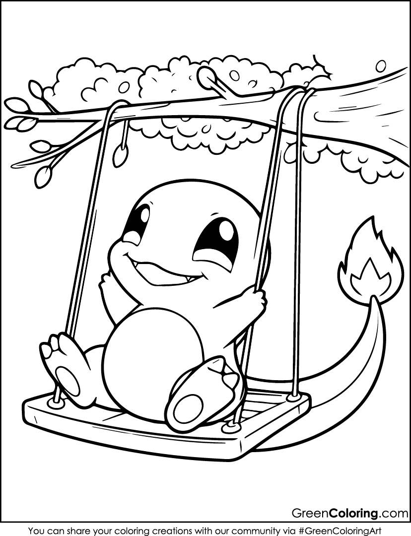 pokemon coloring page printable