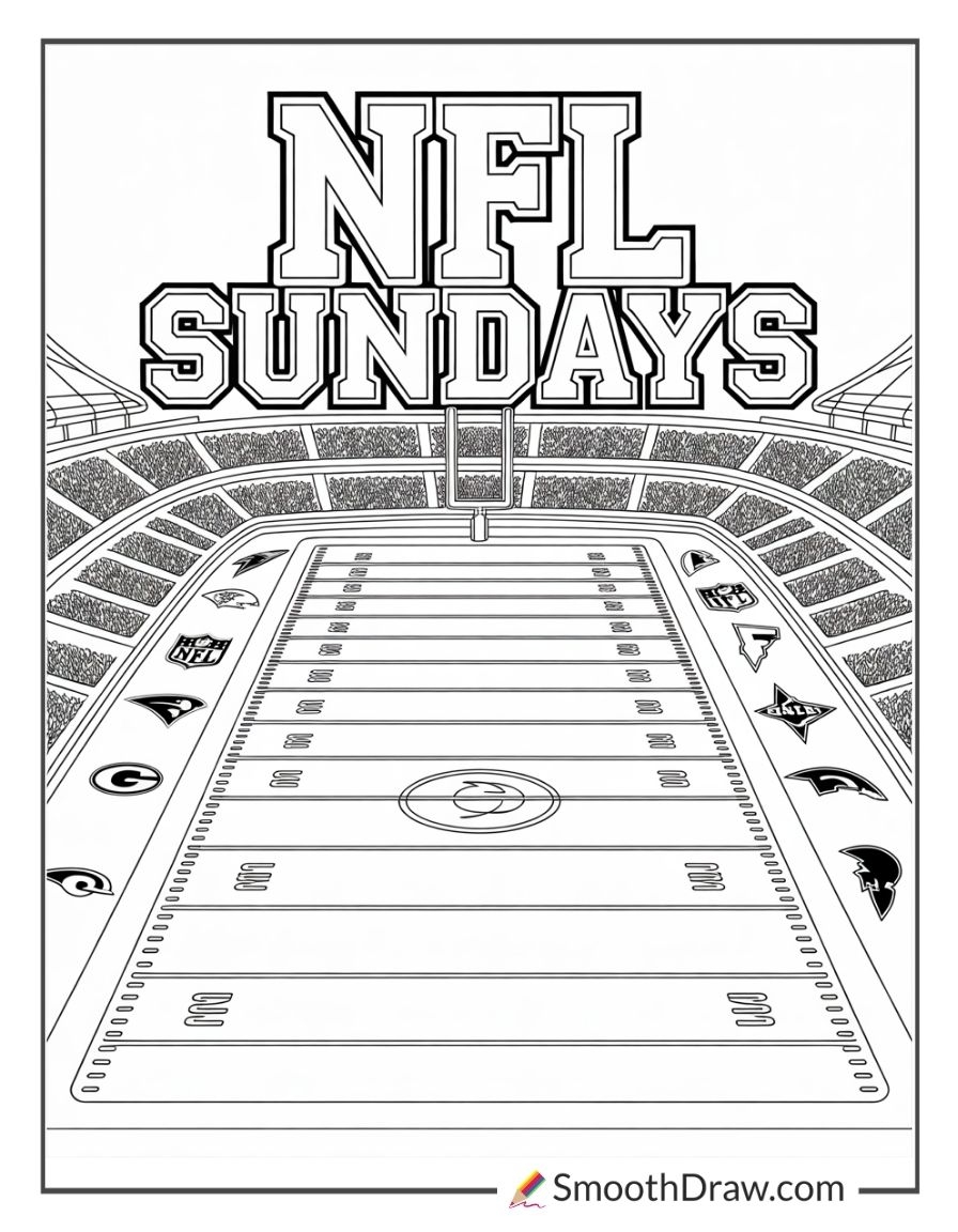 47 Free NFL Coloring Pages 47 Free NFL Coloring Pages