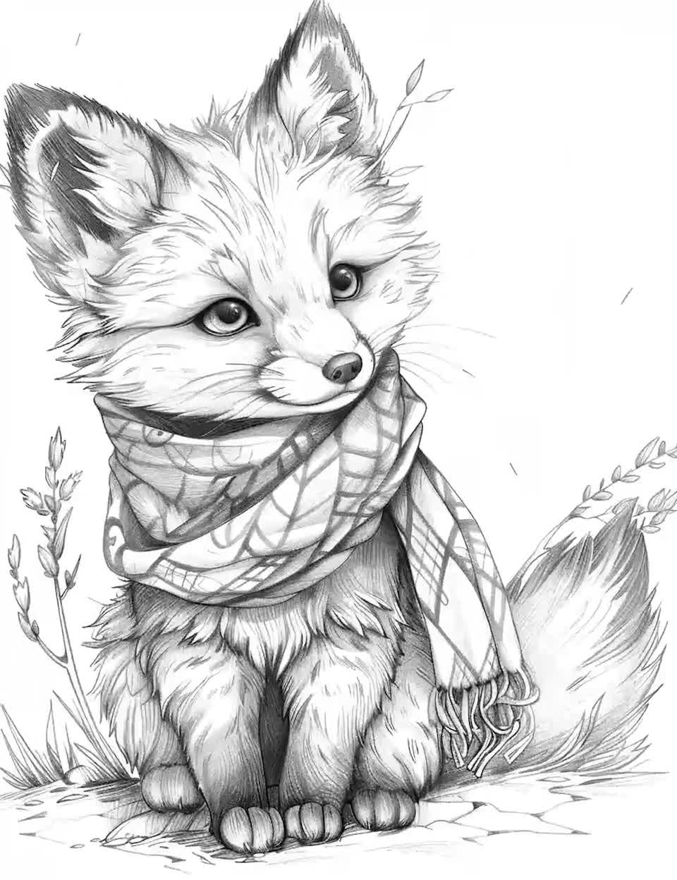 50 Little Forest Animals Wearing Clothes Woodland Animals Coloring Pages Adults Kids Instant Download Grayscale Coloring Book Etsy